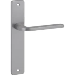 KARWEI deurkruk set Enzo recht blind schild RVS look aluminium Clearance