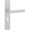 KARWEI deurkruk set Greece recht schild sleutelgat 56 mm ANOX aluminium mat Hot