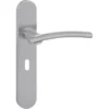 KARWEI deurkruk set John ovaal schild sleutelgat 56 mm RVS Discount