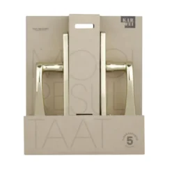 KARWEI deurkruk set Jose recht blind schild messing glans Outlet