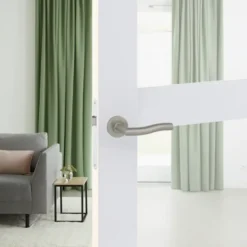 KARWEI deurkruk set Kevin rond rozet RVS Clearance