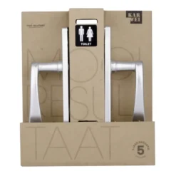 KARWEI deurkrukset Pedro langschild vrij-bezet 63/8mm aluminium Clearance