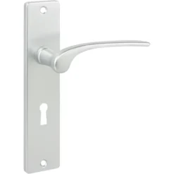 KARWEI deurkrukset Pedro langschild sleutel 56mm aluminium New