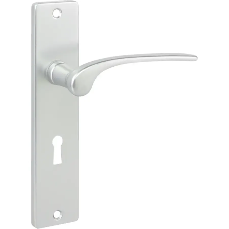 KARWEI deurkrukset Pedro langschild sleutel 56mm aluminium New