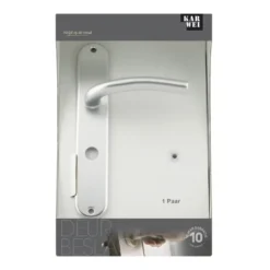 KARWEI deurkrukset Renato langschild vrij-bezet 63/8mm aluminium