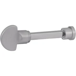 KARWEI deurkruk set Rita ovaal schild vrij-bezet sluiting 63/8 mm RVS look messing Sale