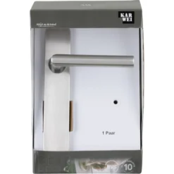 KARWEI deurkruk set Roberto ovaal blind schild RVS Discount