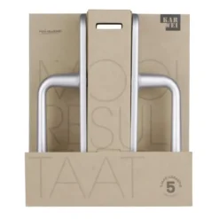 KARWEI deurkruk set Spanje ovaal schild sleutelgat 56 mm ANOX aluminium mat Discount