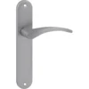 KARWEI deurkruk set Stefanie ovaal blind schild RVS look aluminium Outlet