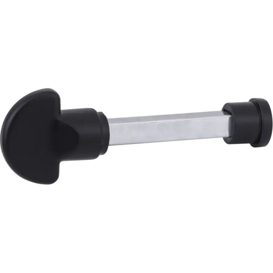 KARWEI deurkruk set Stefano recht schild vrij-bezet sluiting 63/8 mm zwart aluminium Online