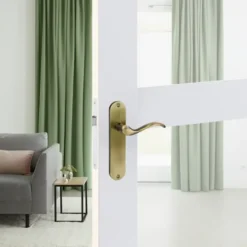 KARWEI deurkruk set Vitor ovaal blind schild messing antiek Outlet