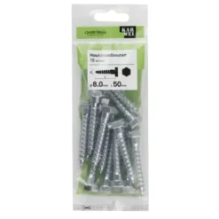 KARWEI houtdraadbout M8x50 mm 15 stuks