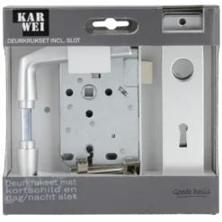 KARWEI insteekslot dag/nachtslot compleet met deurschild Doorn 50mm PC 56mm Sale