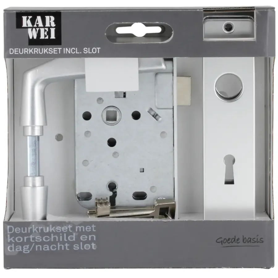 KARWEI insteekslot dag/nachtslot compleet met deurschild Doorn 50mm PC 56mm Sale