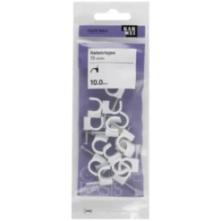 KARWEI kabelclip wit 10 mm (15 stuks) Clearance