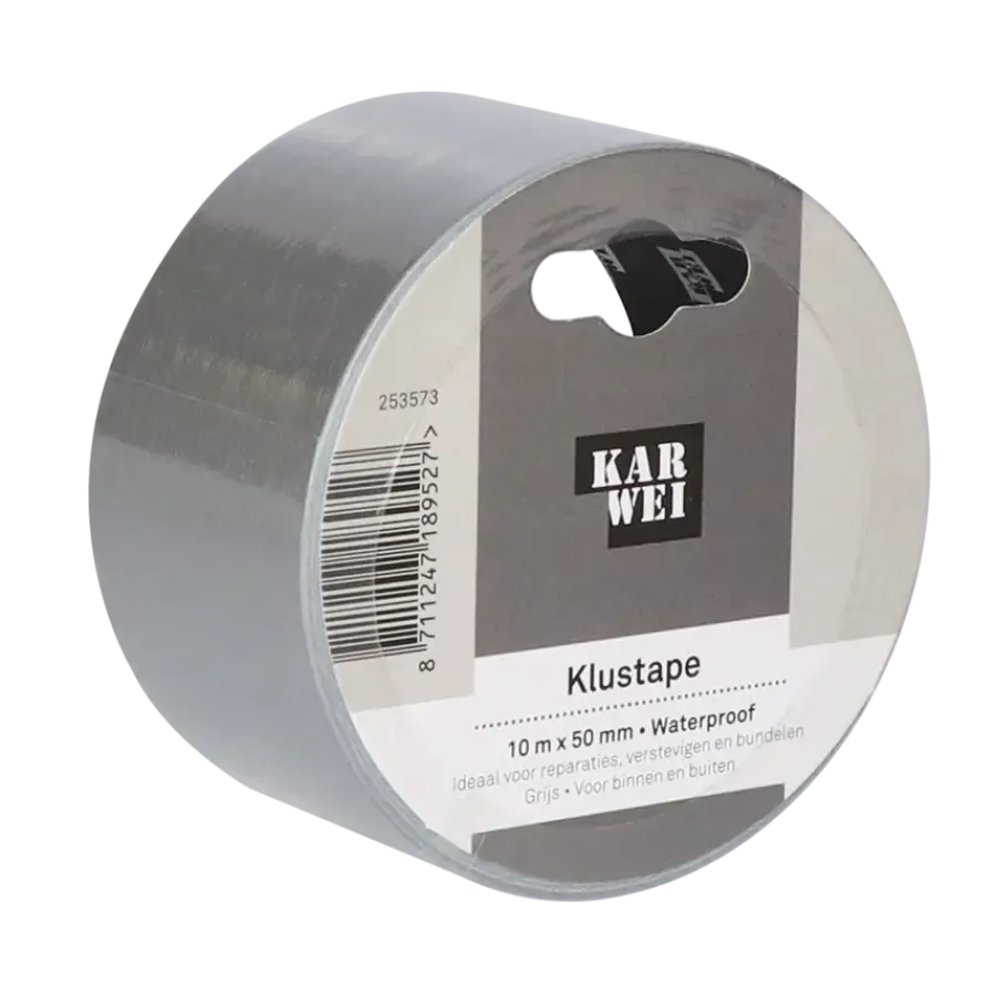 KARWEI klus- en reparatietape grijs 10 m x 50 mm New