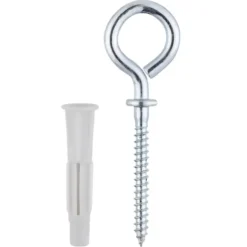 KARWEI kraagplug 6x36mm+schr.Schroefoog 4,5x70mm 4ST