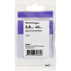 KARWEI Schroefogen RVS 3,8mm - 45mm 6st.