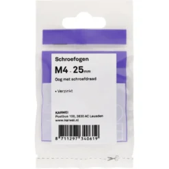 KARWEI Schroefogen verzinkt M4 - 25mm 6st.