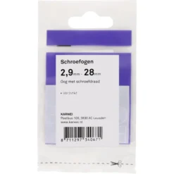KARWEI Schroefogen verzinkt 2,9mm - 28mm 6st.