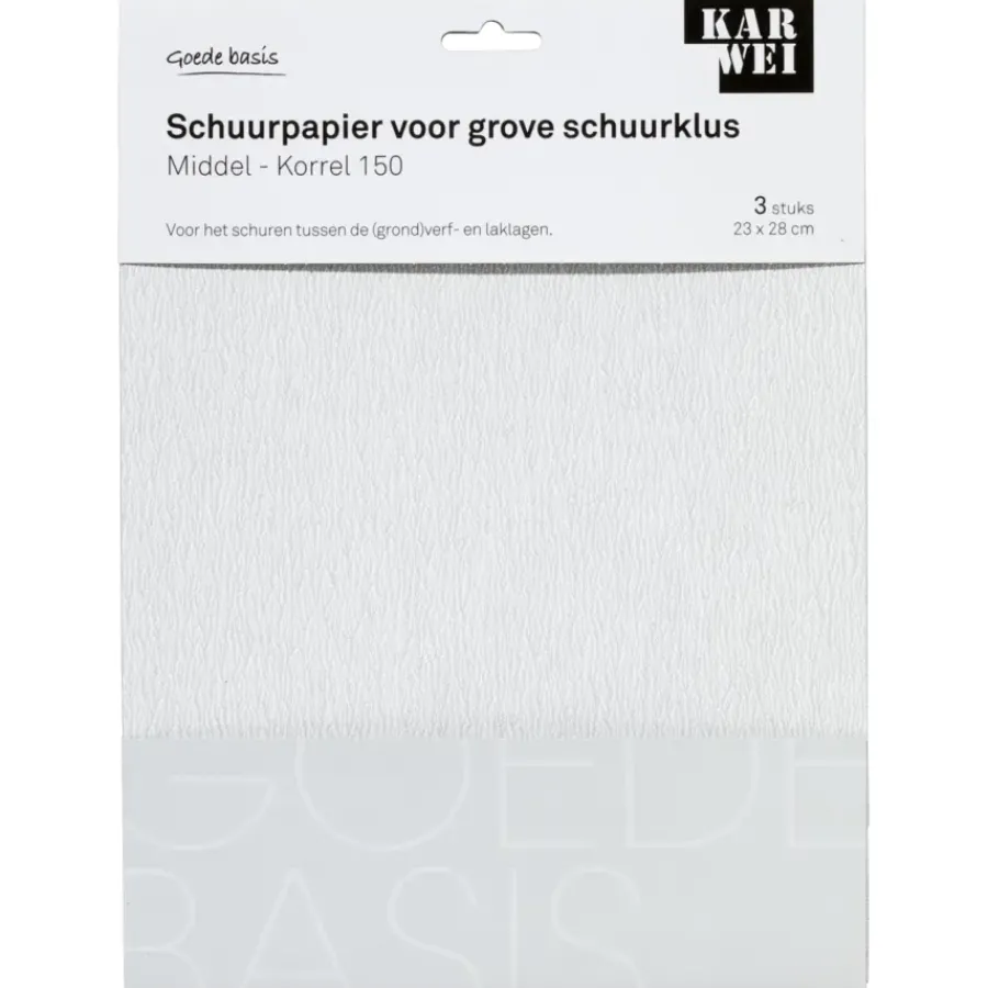 KARWEI schuurpapier grove schuurklus middel K150 Online