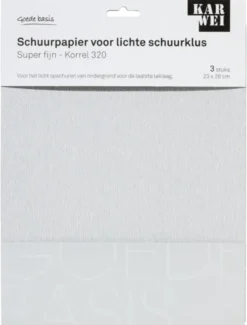 KARWEI schuurpapier lichte schuurklus super fijn K320 Online