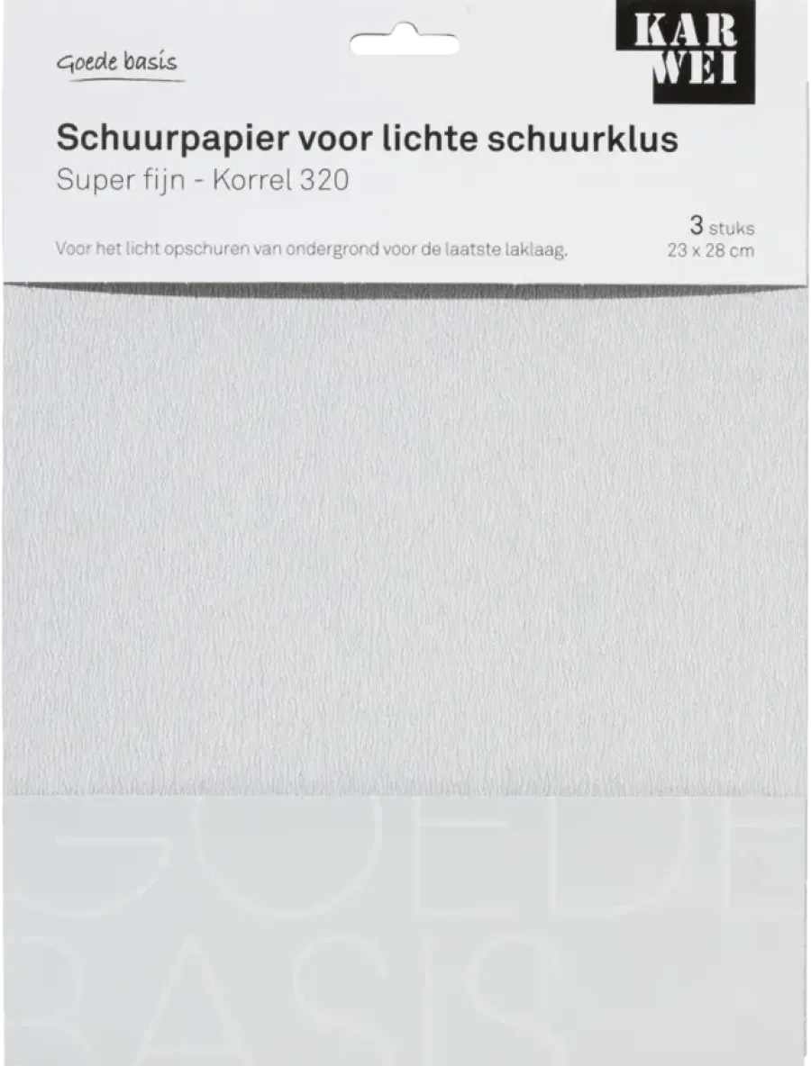 KARWEI schuurpapier lichte schuurklus super fijn K320 Online