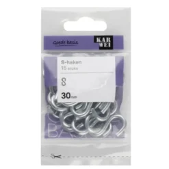 KARWEI S-haakje 30 mm (15 stuks)
