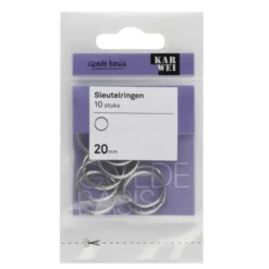 KARWEI sleutelring ijzer 20 mm (10 stuks)