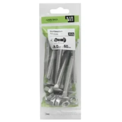 KARWEI slotbout rvs 8x60 mm (10 stuks)