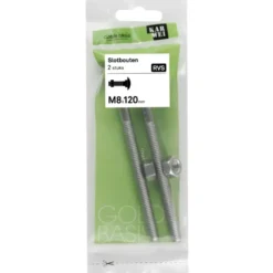 KARWEI slotbout rvs 2x120 mm (2 stuks)