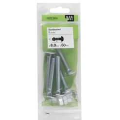 KARWEI slotbout verzinkt 8x60 mm (5 stuks)