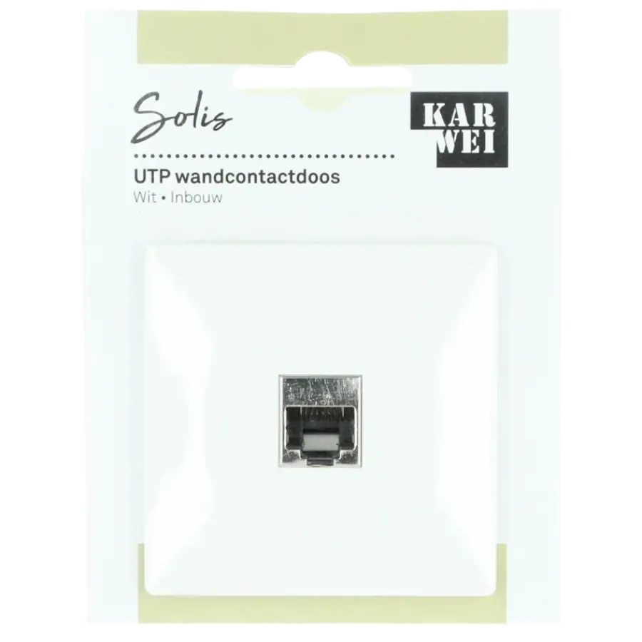 KARWEI Solis Wandcontactdoos UTP Wit Hot