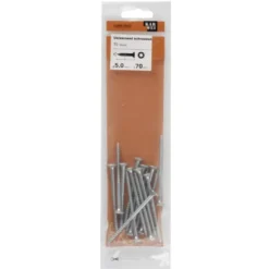 KARWEI unischroef platkop verzinkt 5x70 mm (15 stuks)