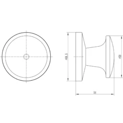 KARWEI voordeurknop aluminium