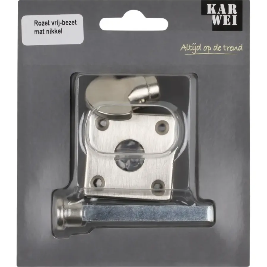 KARWEI vrij-bezet rozet vierkant RVS look (messing) Clearance