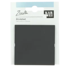 KARWEI Zenith afdekplaat mat zwart