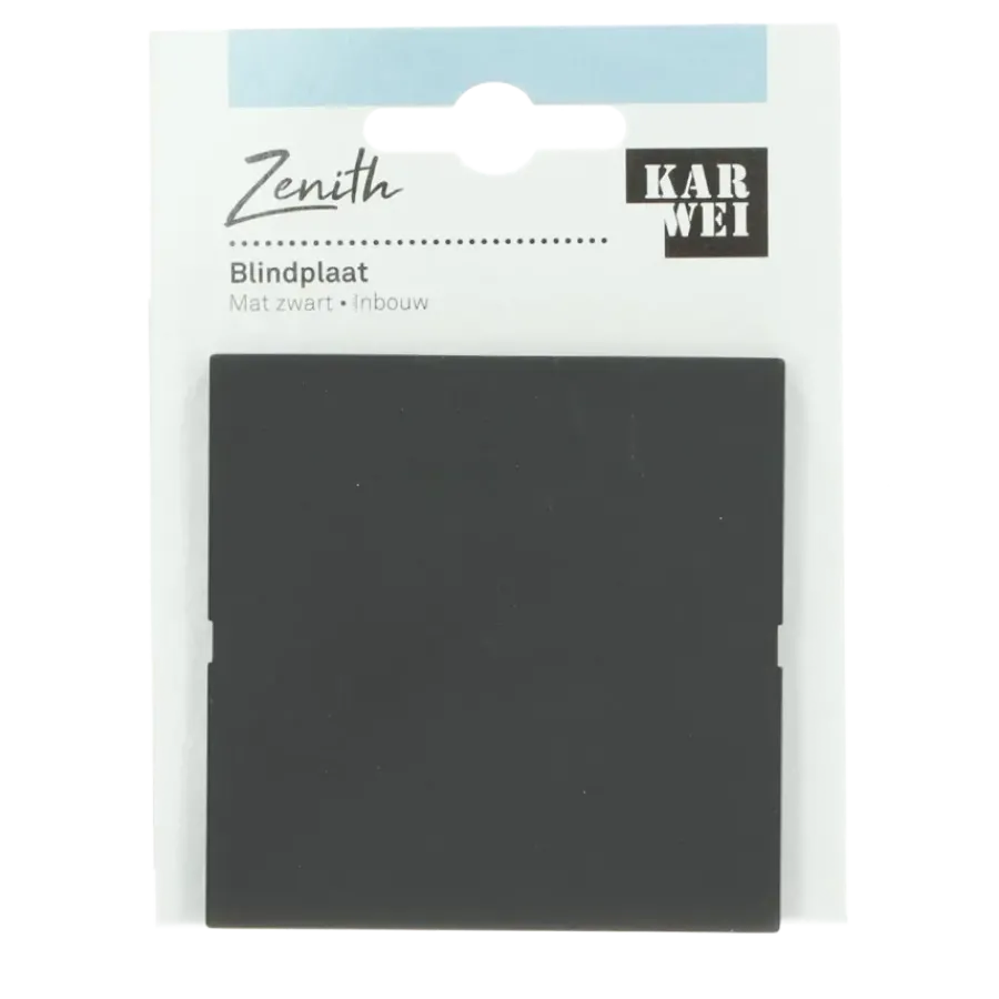 KARWEI Zenith afdekplaat mat zwart