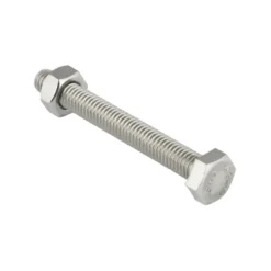 KARWEI zeskantbout voldraad rvs M8x20 mm 8 stuks