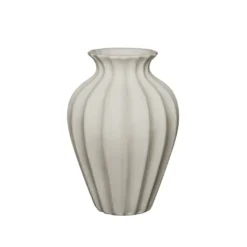 Keramieken vaas creme 25,4x25,4x38cm