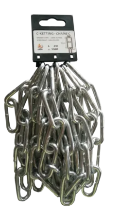 Ketting gesmeed korte schakel 2 meter