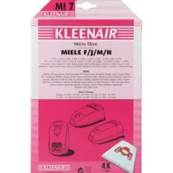 Kleenair Stofzuigerzak Miele F/J/M/H MI 7 4 stuks + 1 filter New