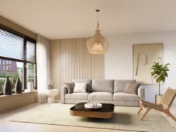 CanDo Kleurstaal lattenwand Decowall Acoustic ton sur ton natuur eiken 25x30cm Best