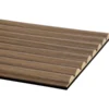 CanDo Kleurstaal lattenwand Decowall Acoustic Curve walnoot 25x30cm Sale
