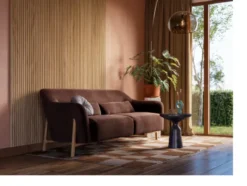 CanDo Kleurstaal lattenwand Decowall Acoustic Curve naturel eiken 25x30cm Sale