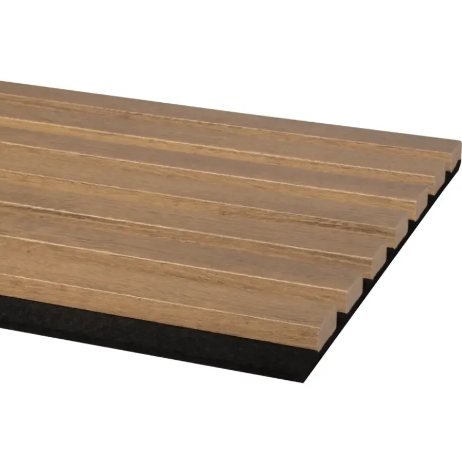 CanDo Kleurstaal lattenwand Decowall Acoustic rustiek eiken 25x30cm Clearance