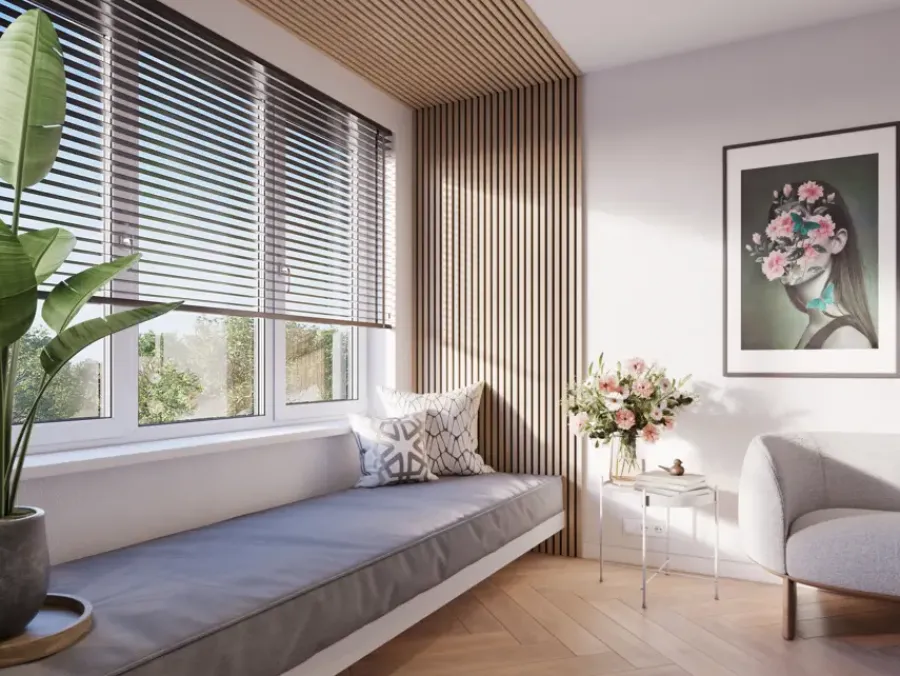 CanDo Kleurstaal lattenwand Decowall Acoustic natuur eiken 25x30cm Sale