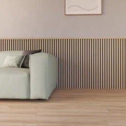 CanDo Kleurstaal lattenwand Decowall Acoustic natuur eiken 25x30cm Sale