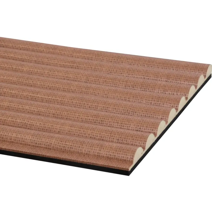 CanDo Kleurstaal lattenwand Decowall Acoustic Curve terra 25x30cm Sale