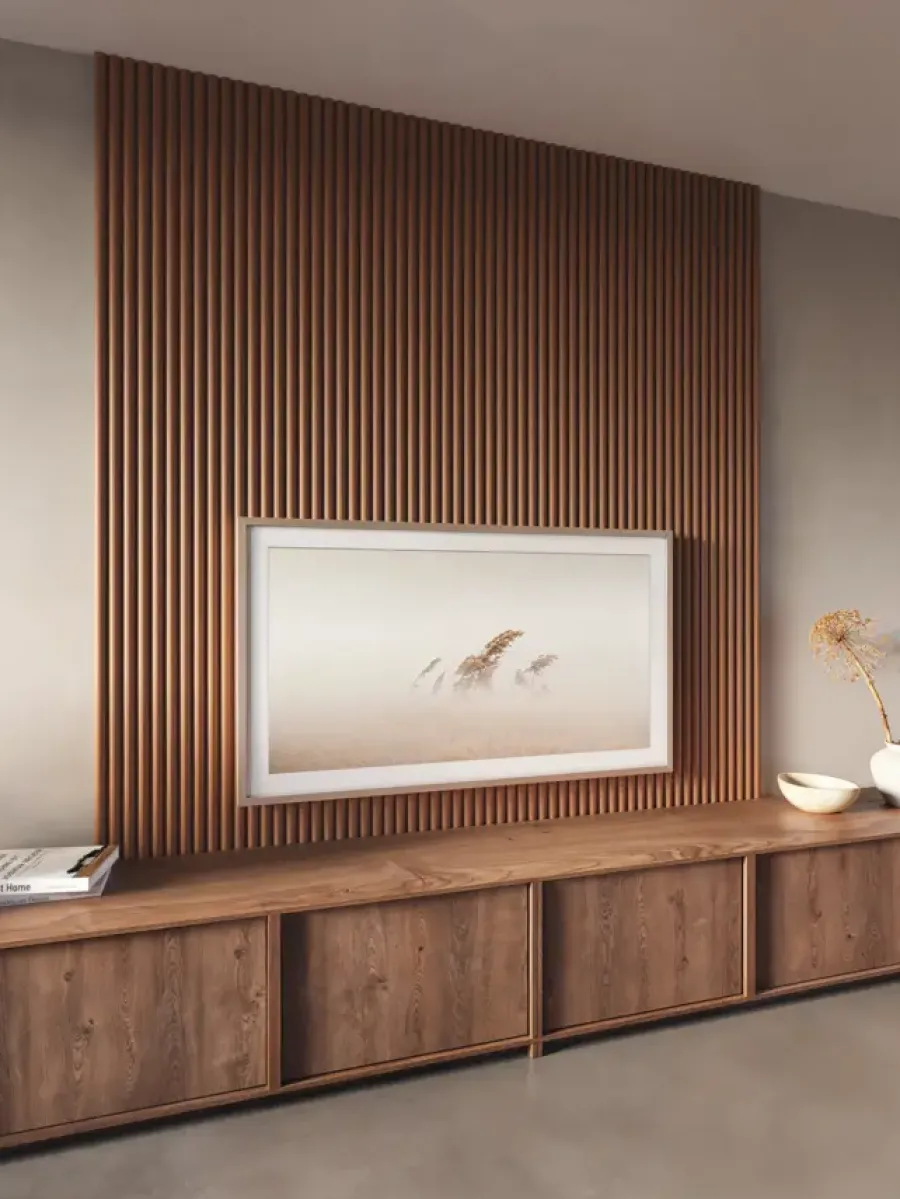 CanDo Kleurstaal lattenwand Decowall Acoustic Curve terra 25x30cm Sale
